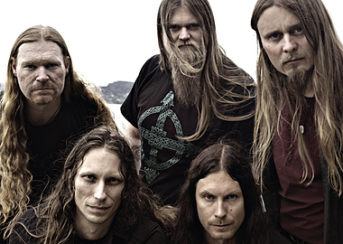 enslaved band Five Men with Long Hair