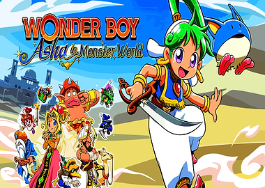 Wonder Boy Asha in Monster World Artwork