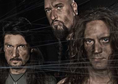 rage Three men covered in dirt behind spiderwebs