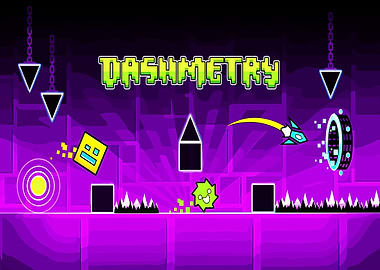 Geometry Dash Dashmeter Game Art