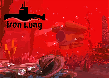 Iron Lung Submarine in Red Ocean