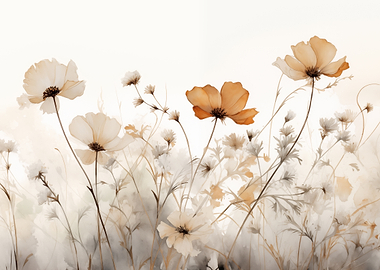 Watercolor Floral Meadow