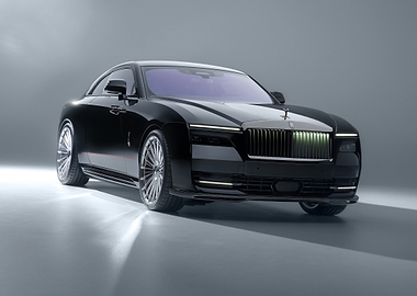 Black Rolls-Royce Coupe