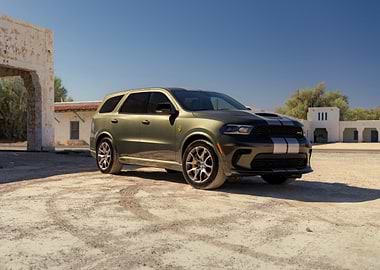 Dodge Durango SRT Hellcat in desert setting