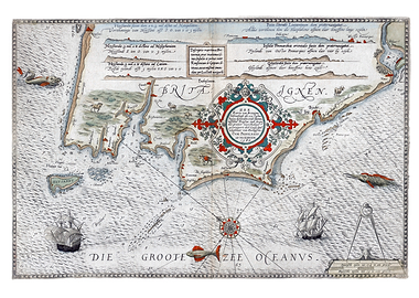Antique Sea Chart of Brittany