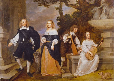 Family Portrait with Musical Instruments