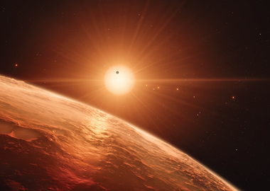 Exoplanet Transit Across a Star