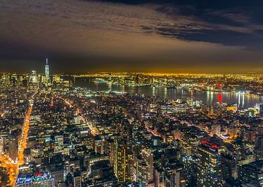 New York City Skyline at Night