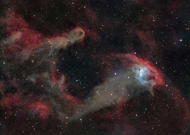 Cosmic Nebula with Stars