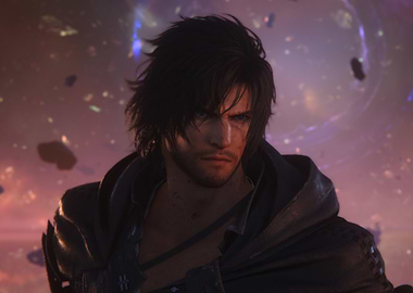 Final Fantasy Clive Rosfield in a dramatic pose