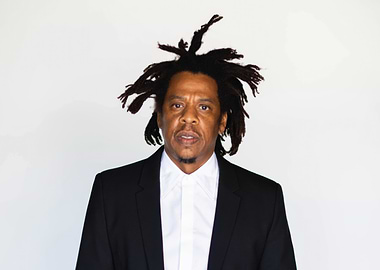 Jay-Z in a Black Suit