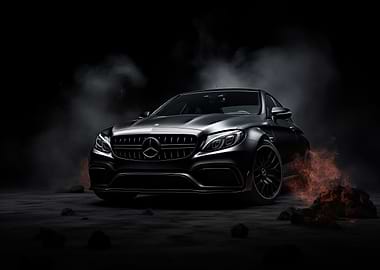 Dark Mercedes-AMG C63