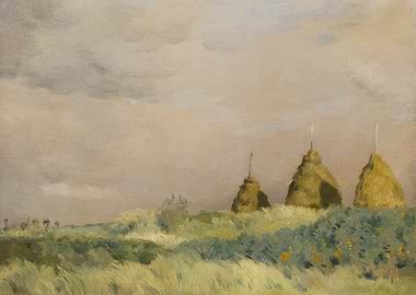 Haystacks in a Field