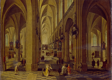 Interior of a Grand Cathedral