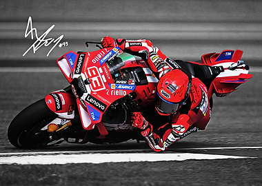Marc Marquez Racing Motorcycle