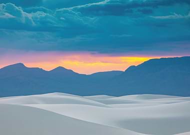 Desert Dunes at Sunset