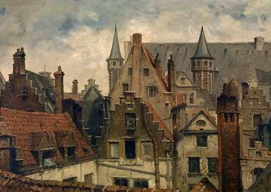 European City Rooftops and Spires