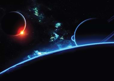 Cosmic Planets and Nebulae