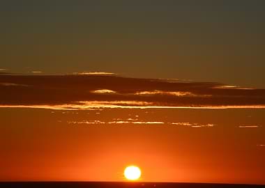Sunset over Sea of Cortez