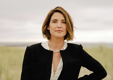 Cobie Smulders in a Black Jacket