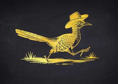 Roadrunner in Cowboy Hat