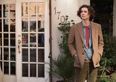Young Man in Blazer Outside Shop