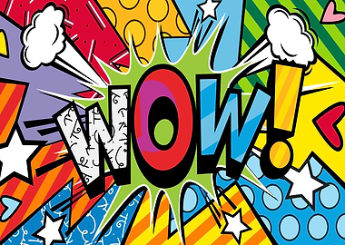 Pop Art 'WOW!' Explosion