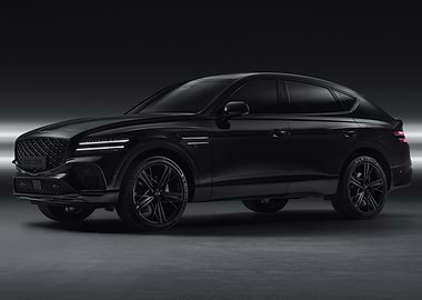 Black Genesis GV80 Coupe