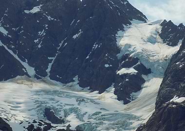 Majestic Mountain Glacier Landscape
