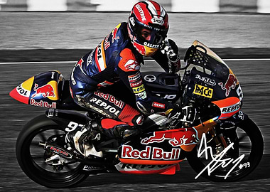 Marc Marquez Racing Motorcycle