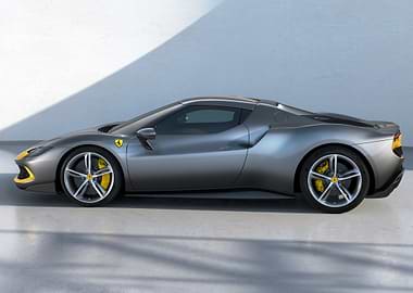 Ferrari 296 GTB Side Profile