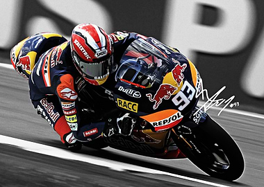 Marc Marquez Motorcycle Racing
