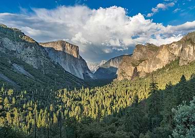 Yosemite Valley at Sunset