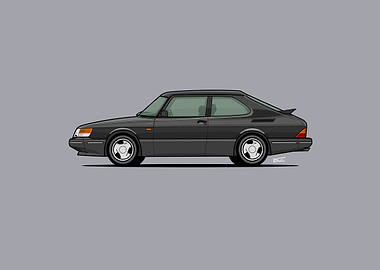 Saab 900 Turbo classic car