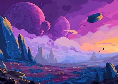 Astral Dominion Planet Landscape