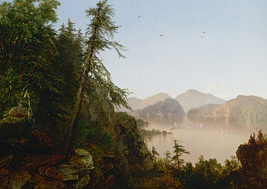 Hudson River School Landscape Painting