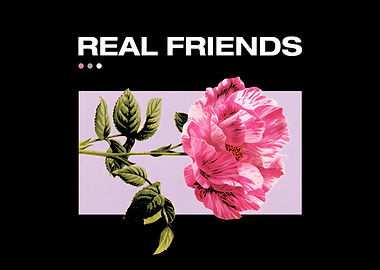Real Friends Floral Graphic