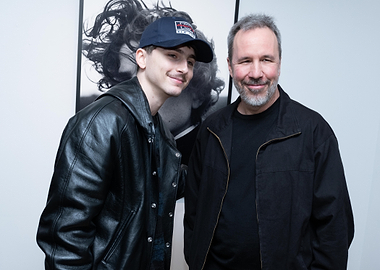 Timothée Chalamet and Denis Villeneuve