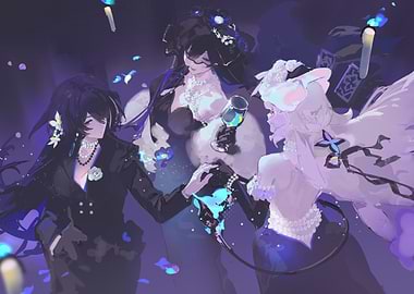 Honkai Star Rail Black Swan, Constance, Acheron