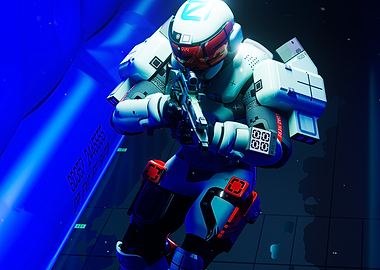 Destroyer Runner Shell: Neon Vanguard