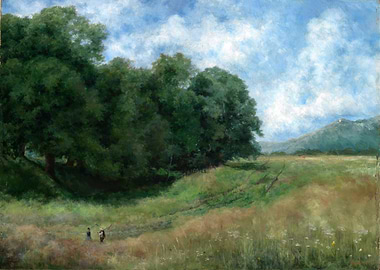 Pastoral Landscape with Figures