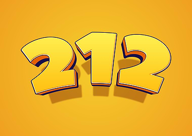 Yellow 212 Numbers