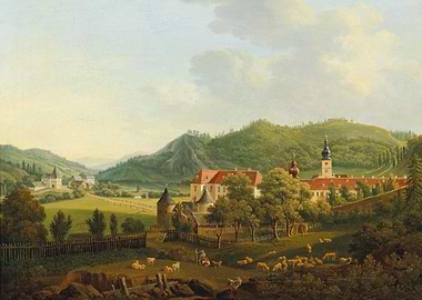 Pastoral Landscape with Monastery