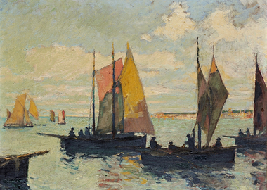 Sailboats on the Water
