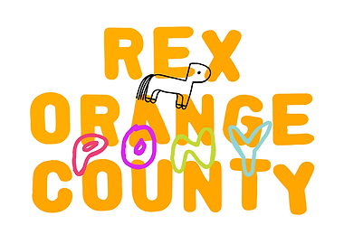 Rex Orange County text art