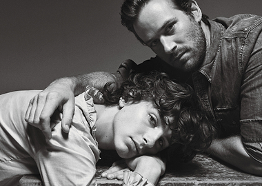 Armie Hammer and Timothée Chalamet