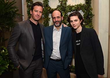 Armie Hammer, Luca Guadagnino, Timothée Chalamet