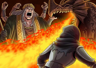 May the dragon's flame consume you!