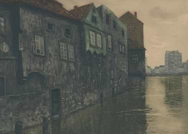 Old European Canal Buildings