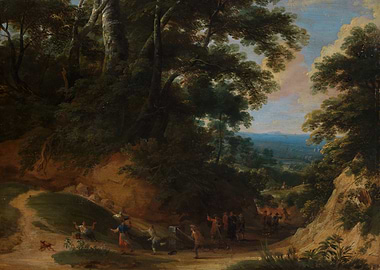 Pastoral Landscape with Figures